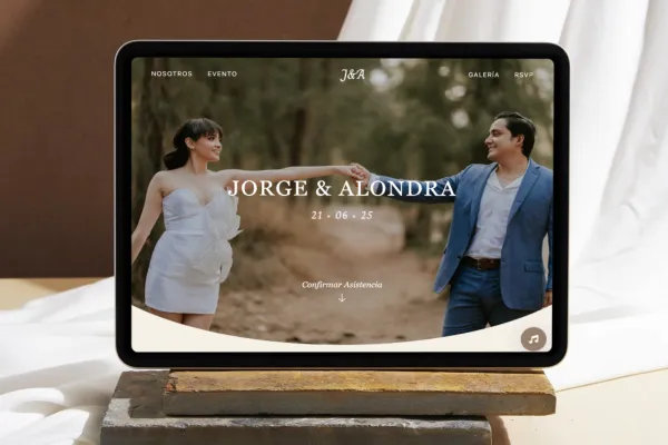 Sitio Web de Boda - Jorge & Alondra