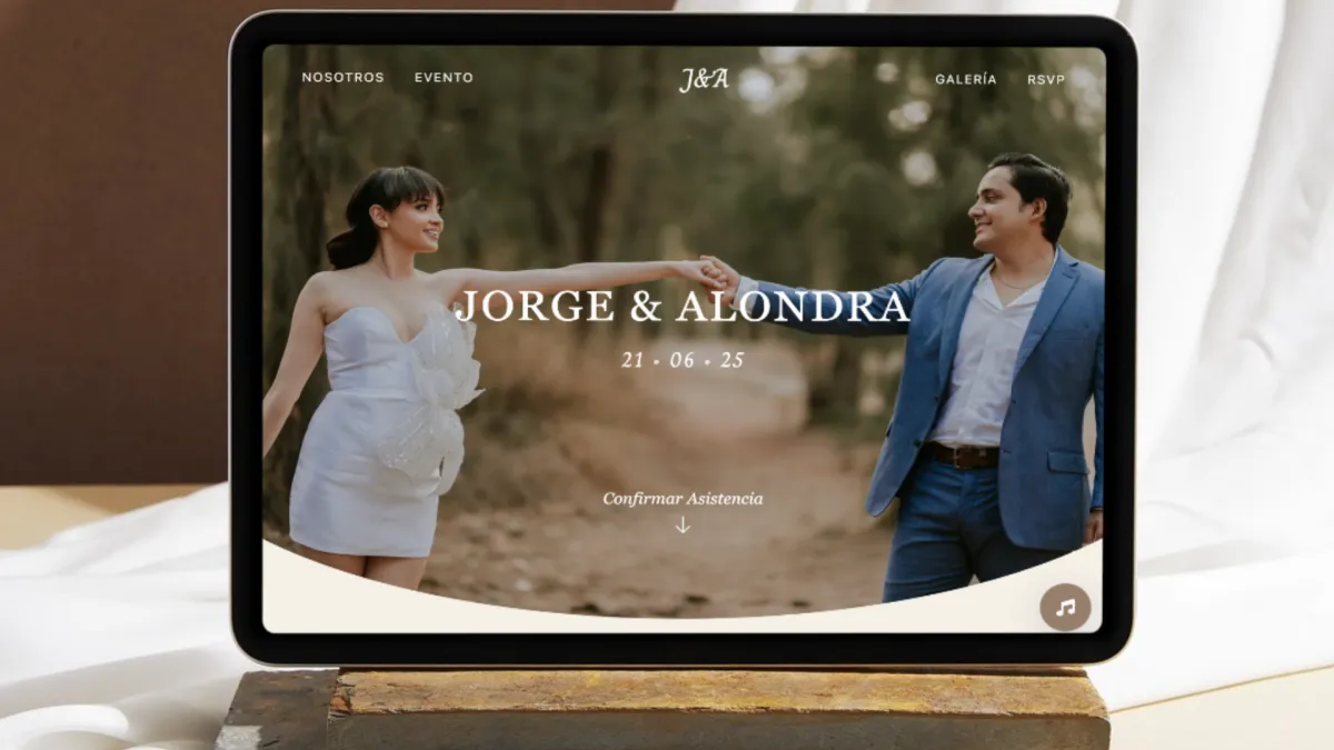 Sitio Web de Boda - Jorge & Alondra
