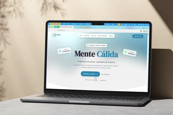 Mente Cálida - Sitio Web y Branding - Imagen 1
