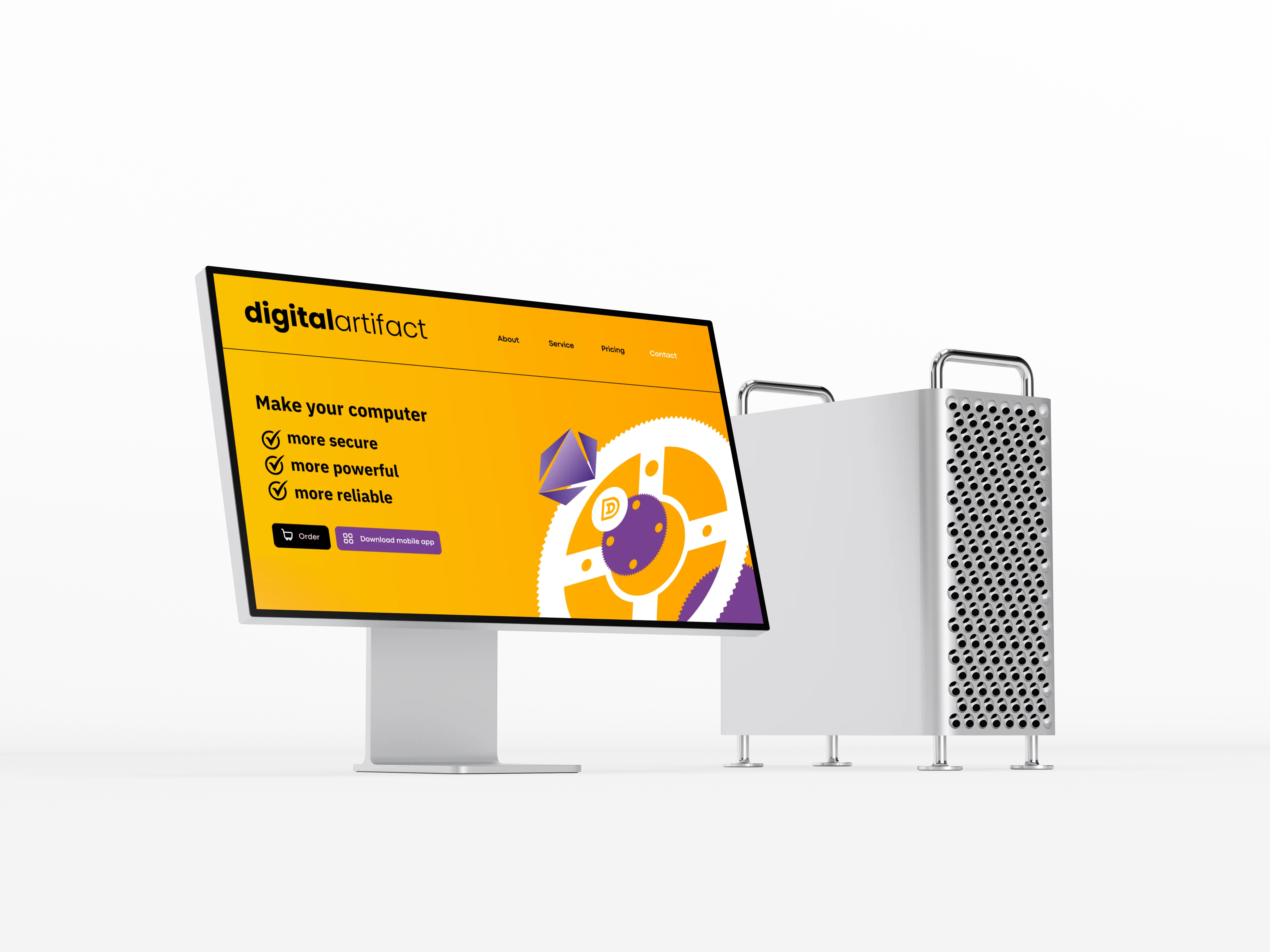 Ilustración de desarrollo web y diseño de sitios - Branding y Diseño Gráfico