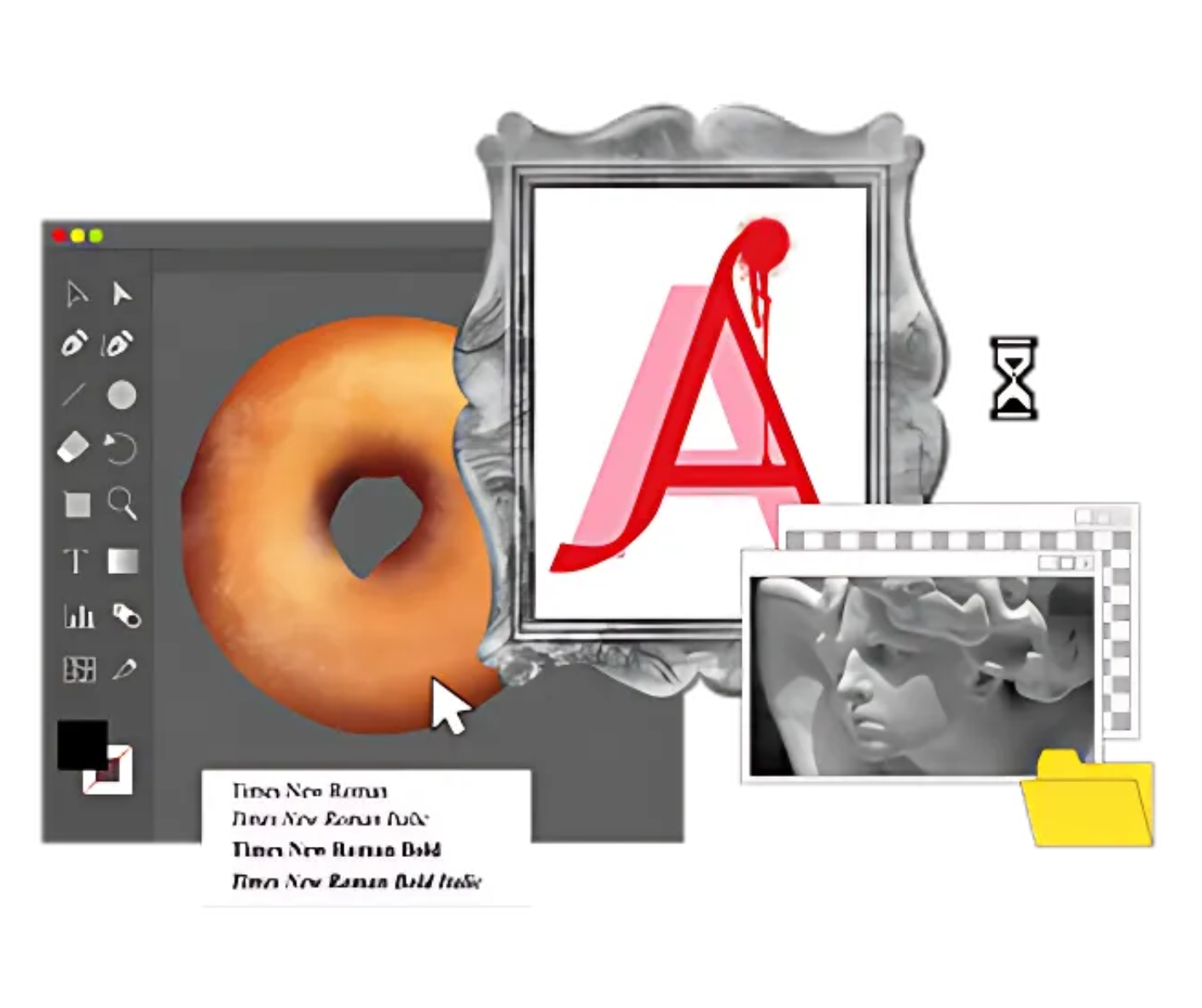 Ejemplo de diseño de logo creativo - Desarrollo Web